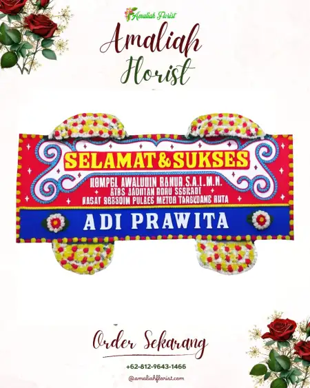 Papan Bunga Ucapan Selamat Mandalare